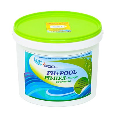 Коррекция pH PH+POOL (минус) 3 кг. Гранулы 